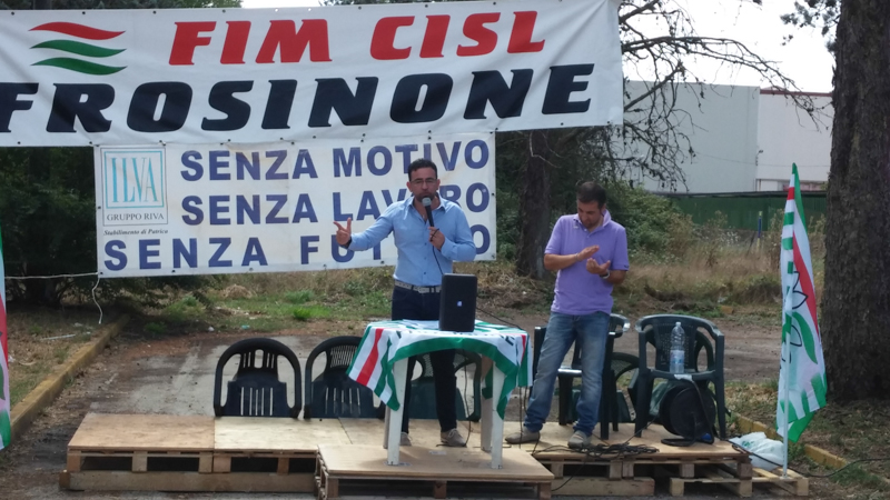 Featured image for “ILVA: Manifestazione FIM CISL  Discorso del Segr. Prov.le Bernardini”