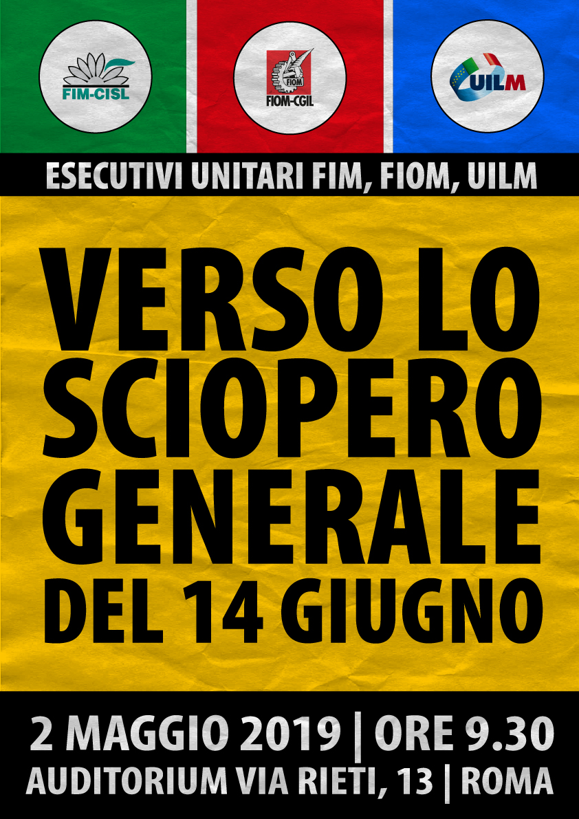 Featured image for “14 Giugno sciopero generale. Fim Cisl ABB spiega i motivi!”