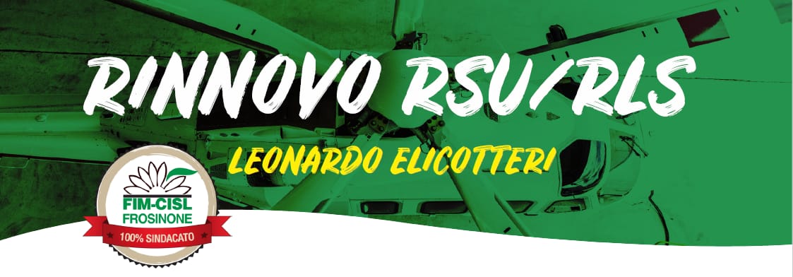 Featured image for “RINNOVO RSU/RLS LEONARDO ELICOTTERI Frosinone/Anagni”